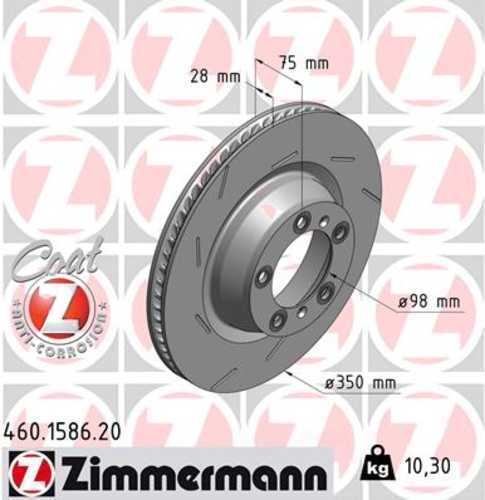 LORDCO – ZIMMERMAN 460158620 Disc Brake Rotor