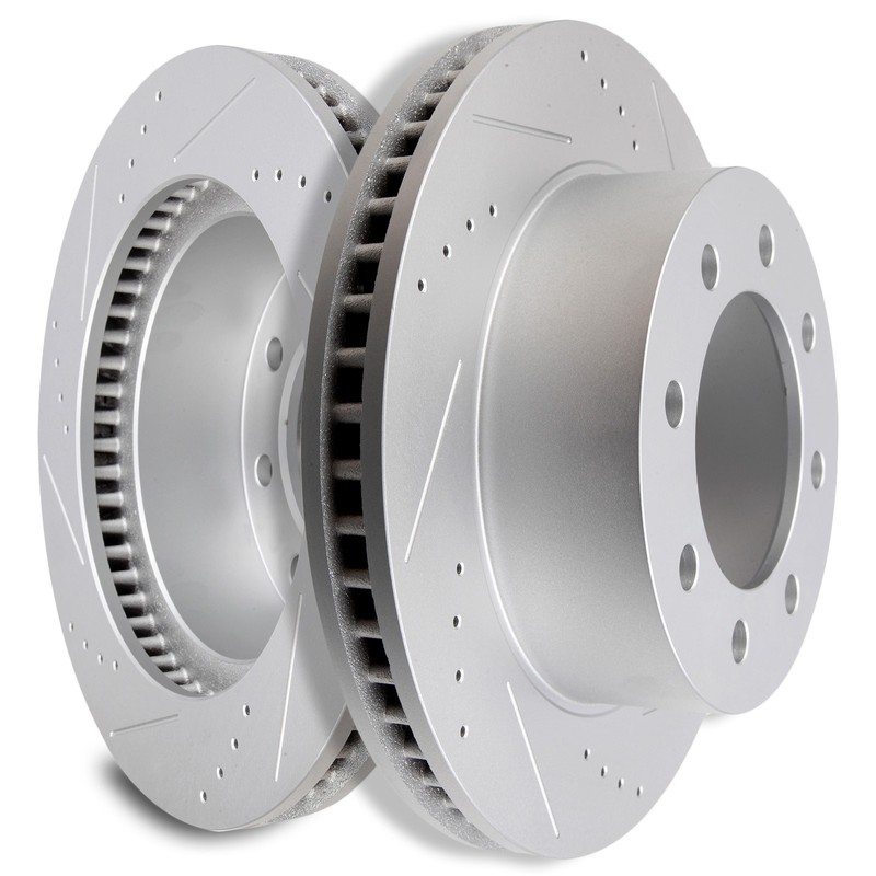 353mm Front Brake Rotors For Ford Explorer Mercury Mountaineer Slotted & Drilled