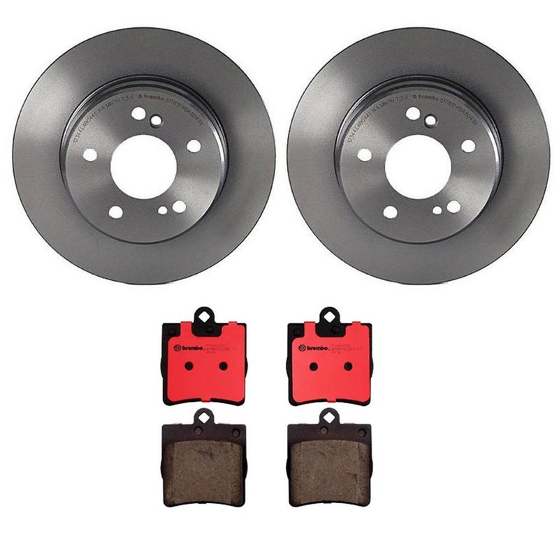 Brembo Rear Brake Kit Ceramic Pads Disc Rotors For Crossfire MB W203 S203 C230