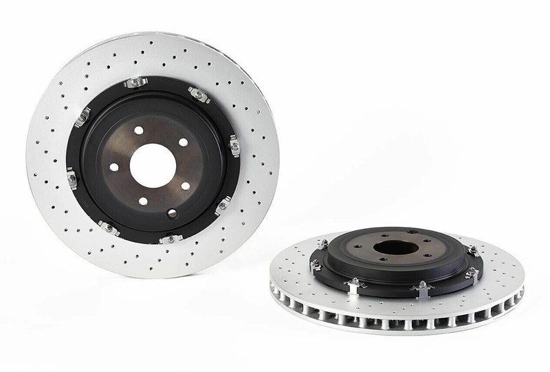 Brembo 09.A190.13 Premium Rear Brake Rotor For 2009-2019 Nissan GT-R