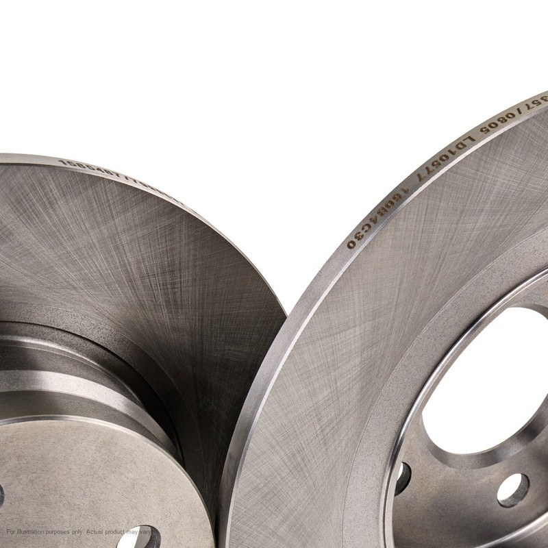 2x APEC Rear Brake Discs for MERCEDES-BENZ C-CLASS Coupe 300mm Solid SDK6546 gallery