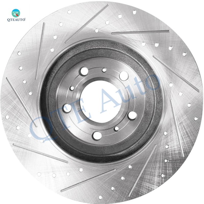 Set 4 Front-Rear Drilled Slotted Disc Brake Rotors To 2006-2008 Chevrolet Impala gallery