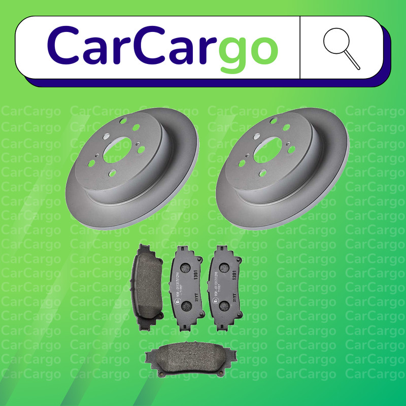 Rear Brake Discs & Pads Toyota Prius Plug-in Hybrid 1.8 Hybrid 2017- 290mm