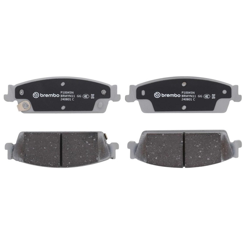 Brembo OEM Front & Rear Ceramic Brake Pads Kit For 2009-2014 Chevy Suburban 1500 gallery