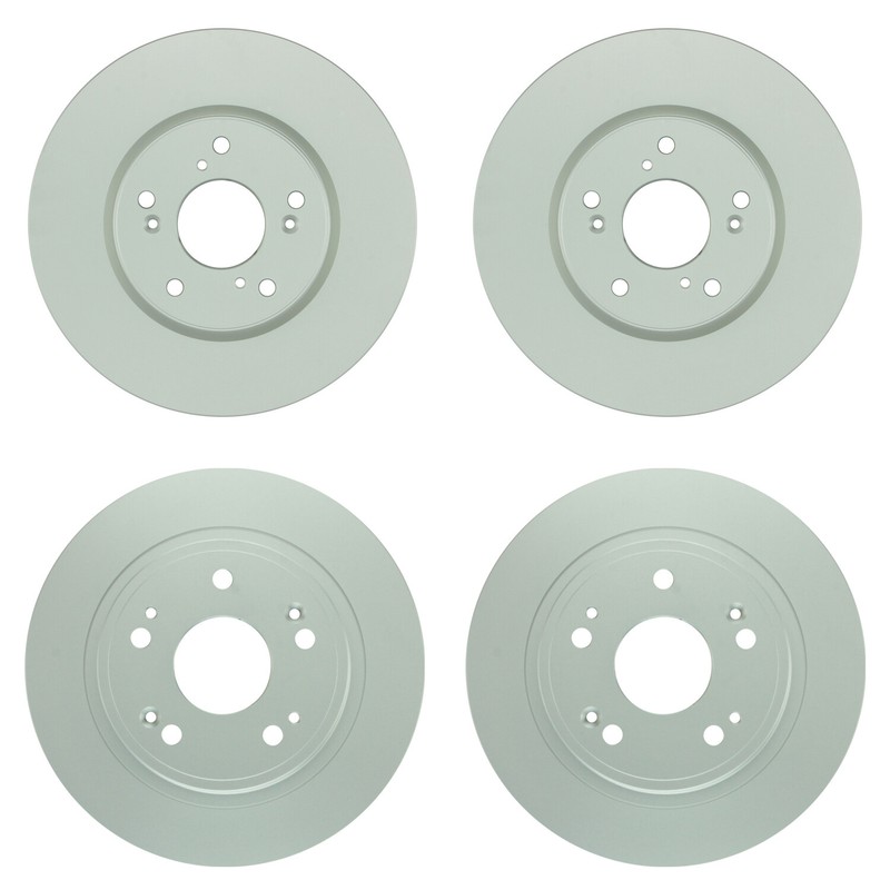 Bosch QuietCast Front & Rear Rotors Disc Brake Pad Kit For Honda Accord 13-17