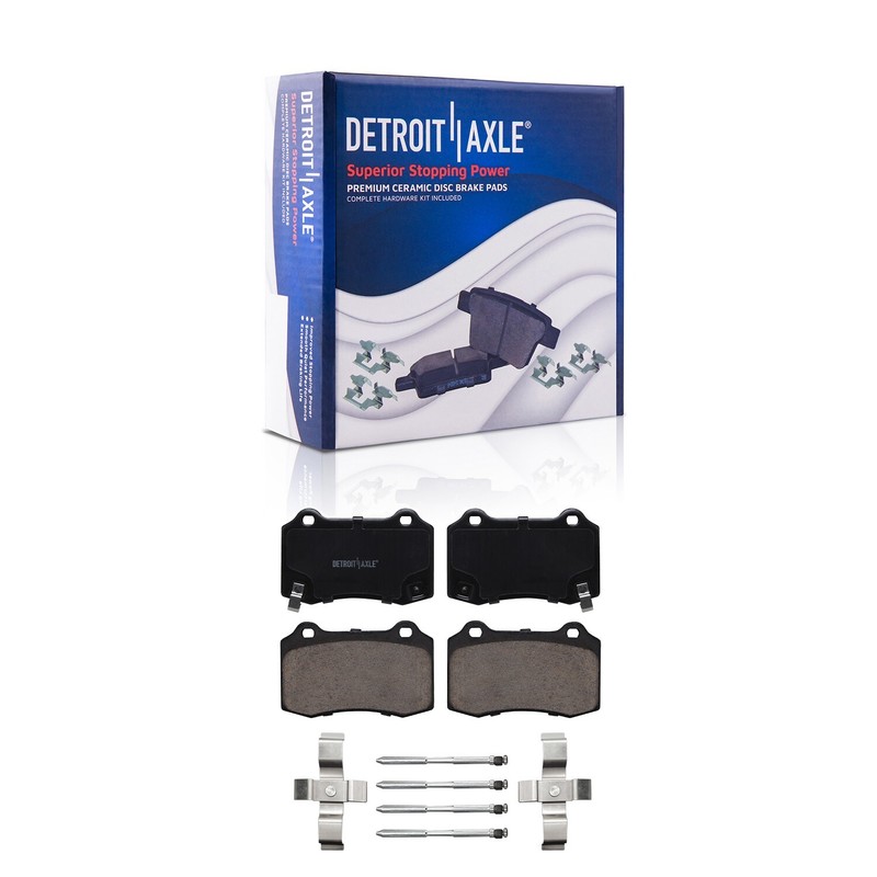 8pc Front Rear Disc Rotor Ceramic Brake Pad for 2010-2016 Hyundai Genesis Coupe gallery