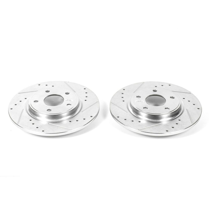 PowerStop Disc Brake Rotor Set - Fits Chrysler Town & Country 2012-2016, Dodge G gallery