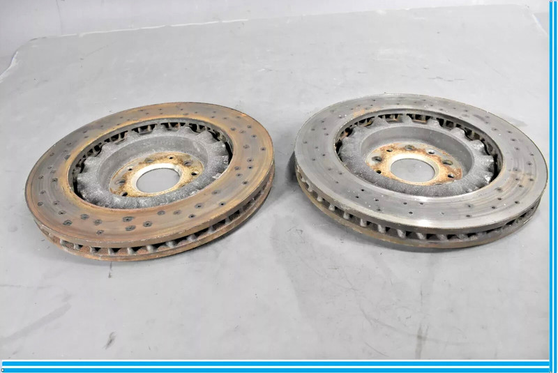 14-24 Maserati Quattroporte M156 Front Left & Right Brake Rotors Disc Set OEM