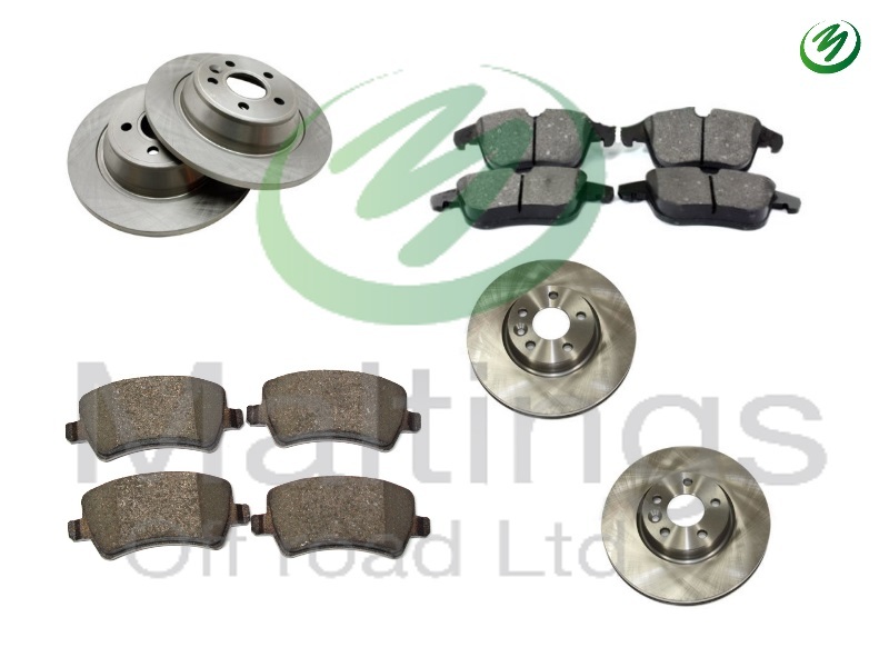brake discs and pads set evoque brakes kit Fits – range rover evoque