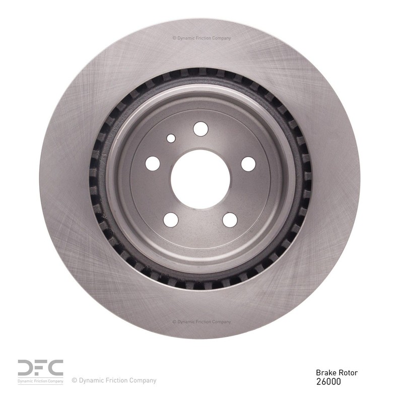 Dynamic Friction 600-26000 Disc Brake Rotor For 12-16 Tesla S X gallery