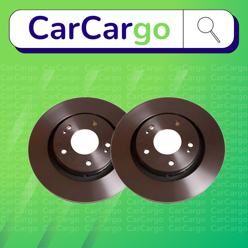 Vented Front Brake Discs Mitsubishi Lancer EVO II 1994-1995 294 mm