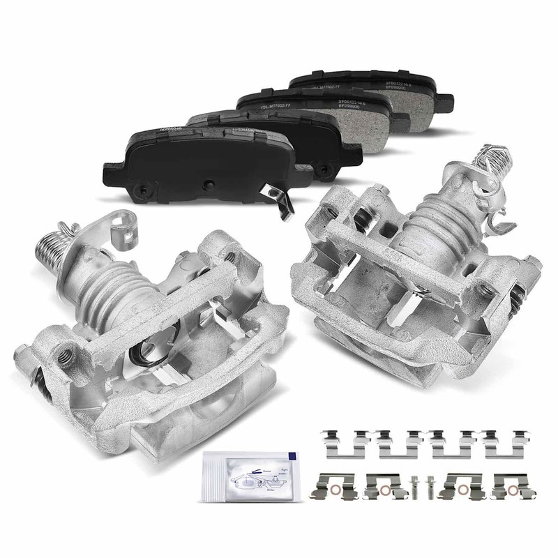 Brake Kit With Calipers 2-Wheel Set Rear for Chevy Chevrolet Impala Limited