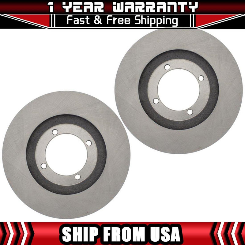 2X Front Brake Rotor C-Tek Fits Hyundai Elantra 1992 1993 1994 1995 1996-1998