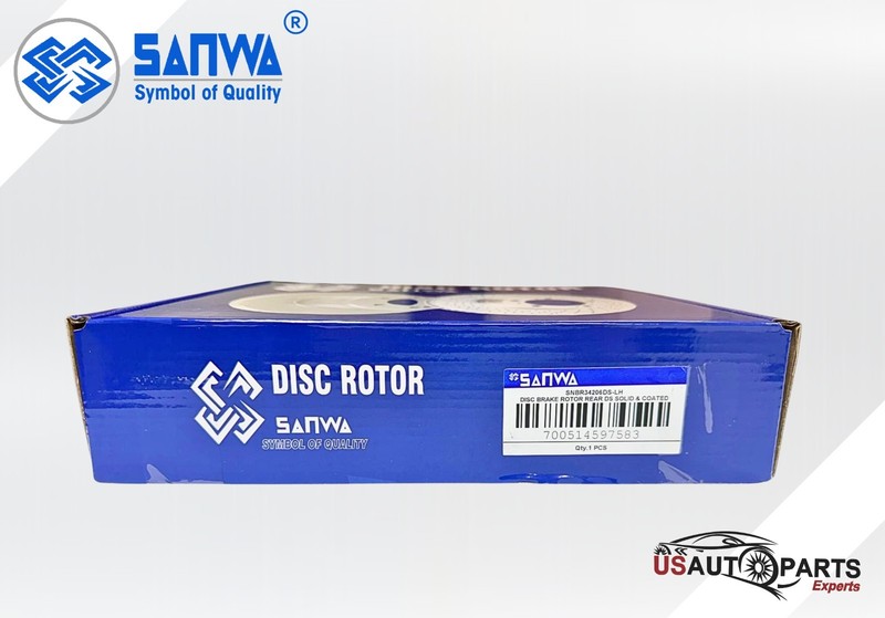 REAR LH BRAKE ROTOR SOLID & GEOMET COATED D&S 288 mm FOR VOLVO S60 99-09 2.5L gallery