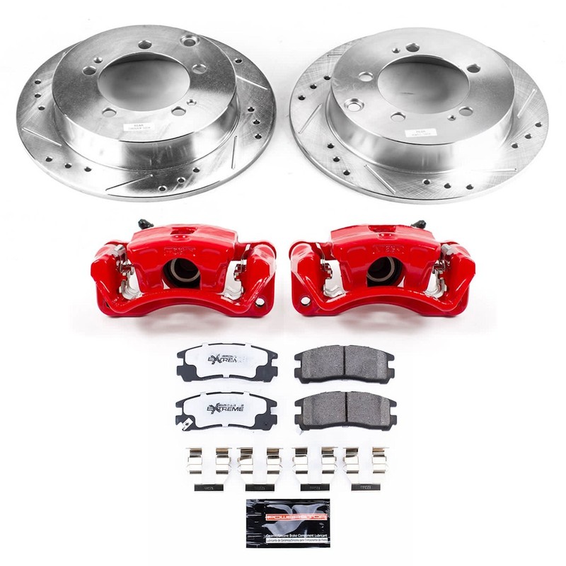 Powerstop Extreme Rear Discs Calipers Pad Kit for Sebring Avenger Eclipse Galant gallery