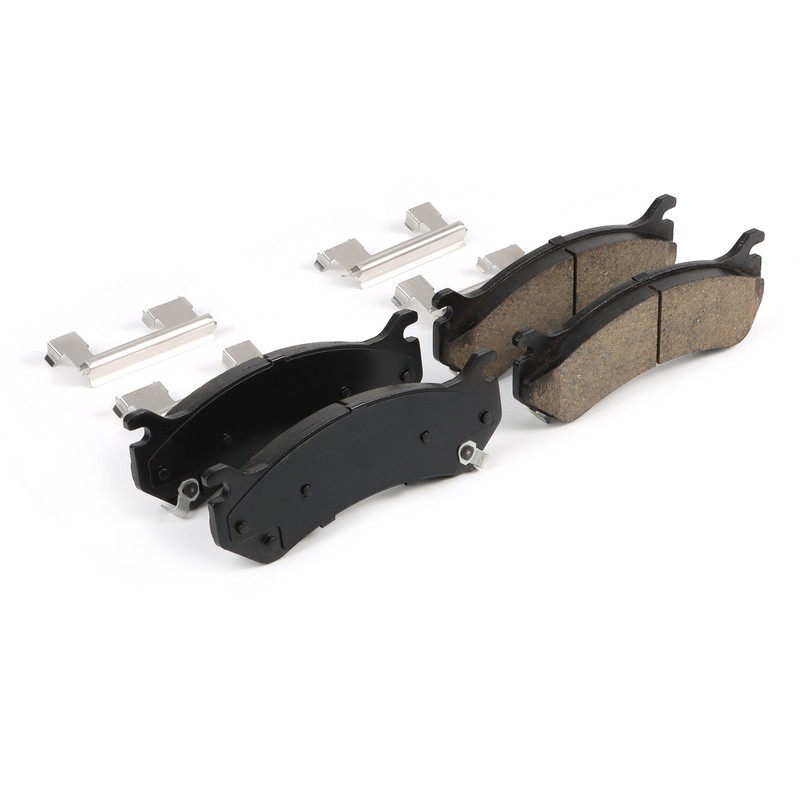 Front Brake Rotor & Ceramic Brake Pad w/Hardware for 05 Chevrolet Silverado 1500 gallery