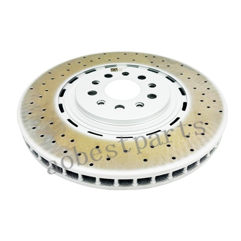 2PCS 670037769 Front Brake Disc Dimpled Rotors For 2017-2022 Maserati Levante S gallery