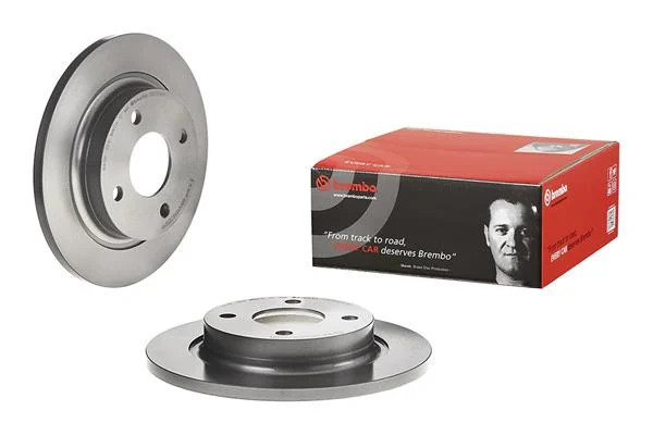 2x Brake Discs Pair Solid fits FORD FIESTA Mk7 ST 1.5 Rear 2018 on YZJA 253mm gallery