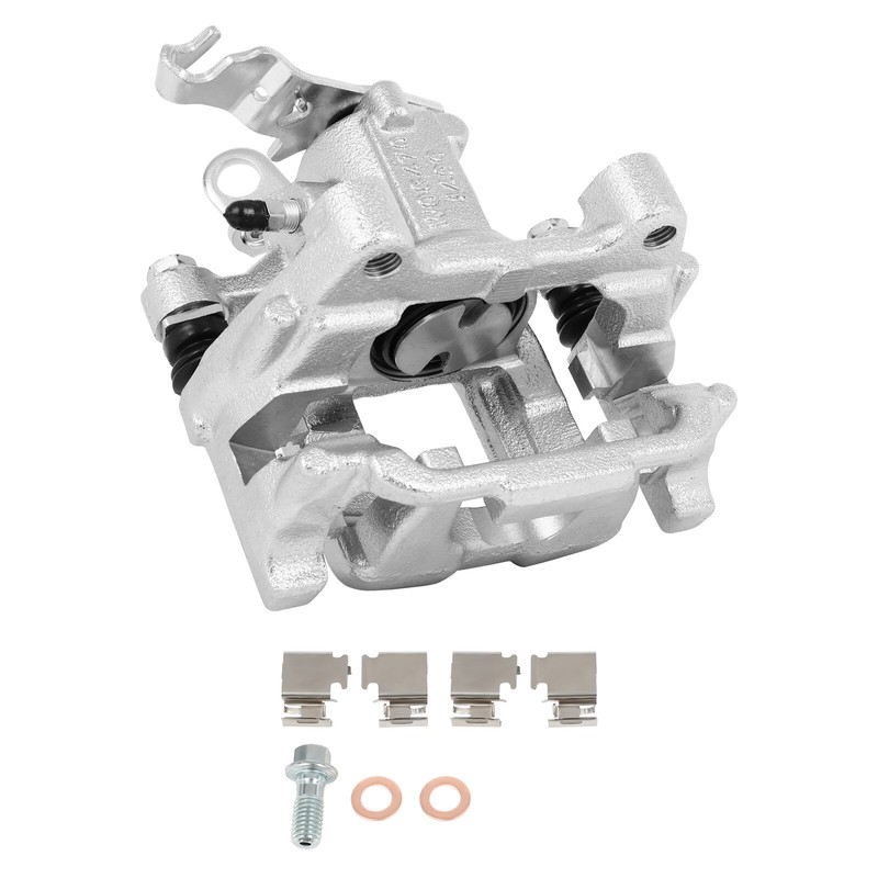 Rear Left Brake Calipers With Bracket For 2010-2013 Audi A3 11-16 Volkswagen Eos