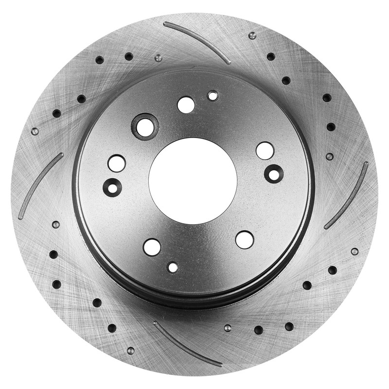 Drilled Rotors Ceramic Brake Pads Front Rear For ACURA TL 04 05 06 07 08 Base gallery