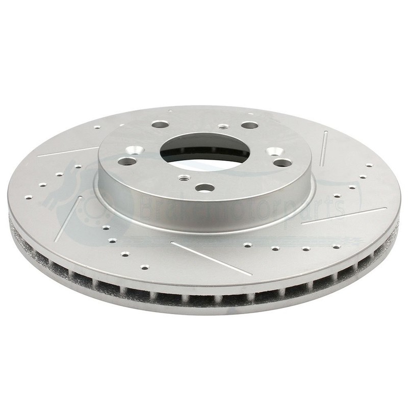 Front Brake Rotors Drilled And Slotted Kit For 1998-2011 2012 Honda Accor gallery
