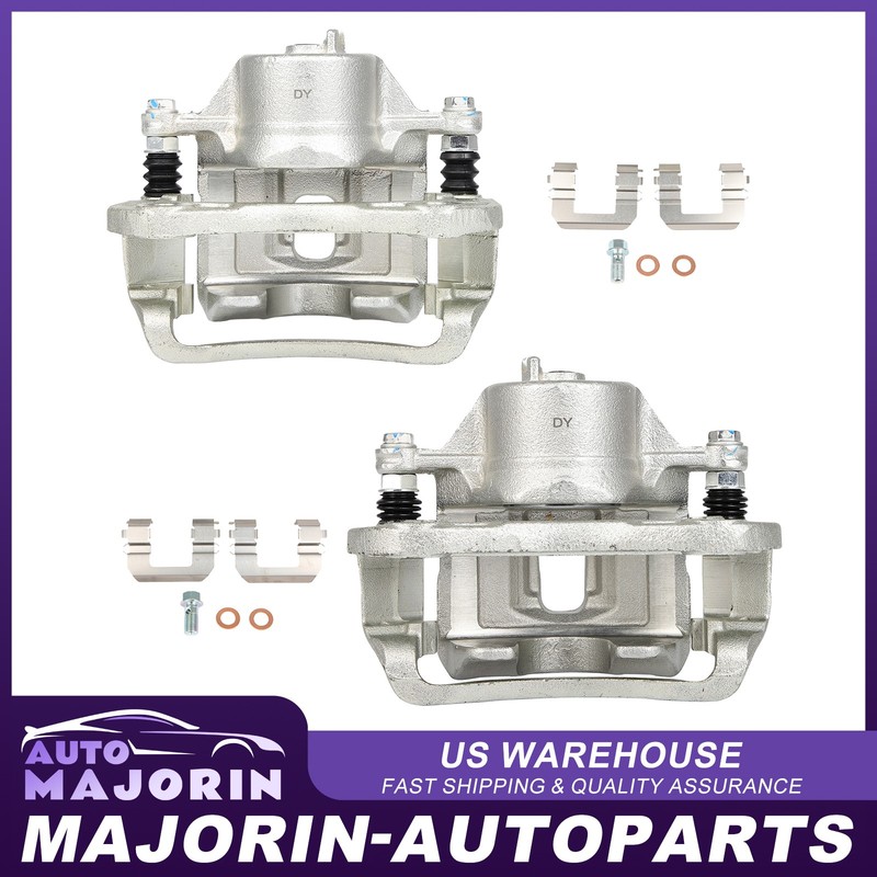 Front Set of 2 For 2005-2009 Hyundai Tucson w/Bracket Left Right Brake Calipers gallery