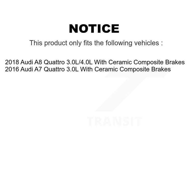 Positive Plus KPW-101395 Brake Pad Sets 2-Wheel Set Front for Audi A8 Quattro A7 gallery