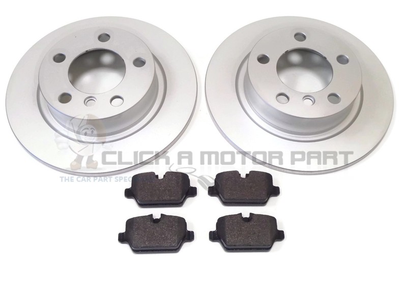 MINI R61 PACEMAN 1.6 2.0 2010-2017 REAR 2 BRAKE DISCS AND PADS SET