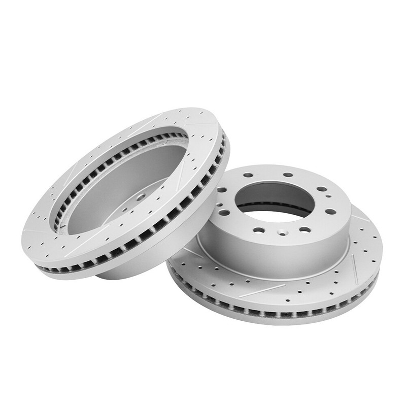 Front Drilled Brake Rotor for Chevy Silverado 2500 3500 GMC Sierra 2500 3500 HD gallery