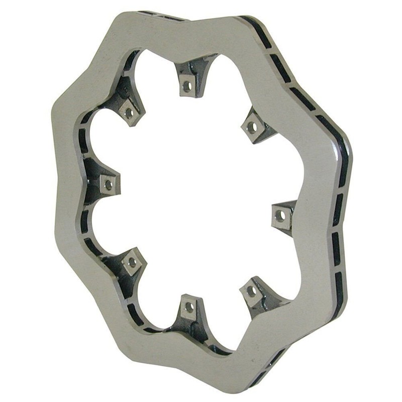 Wilwood 160-8136 .810″ X 12.19″ Scalloped Straight Vane 8 Bolt Brake Rotor