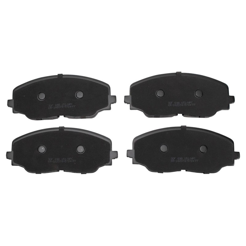 TRQ Front Brake Pad & Rotor Kit Ceramic Premium G-Coated Fits 18-21 Volkswagen gallery