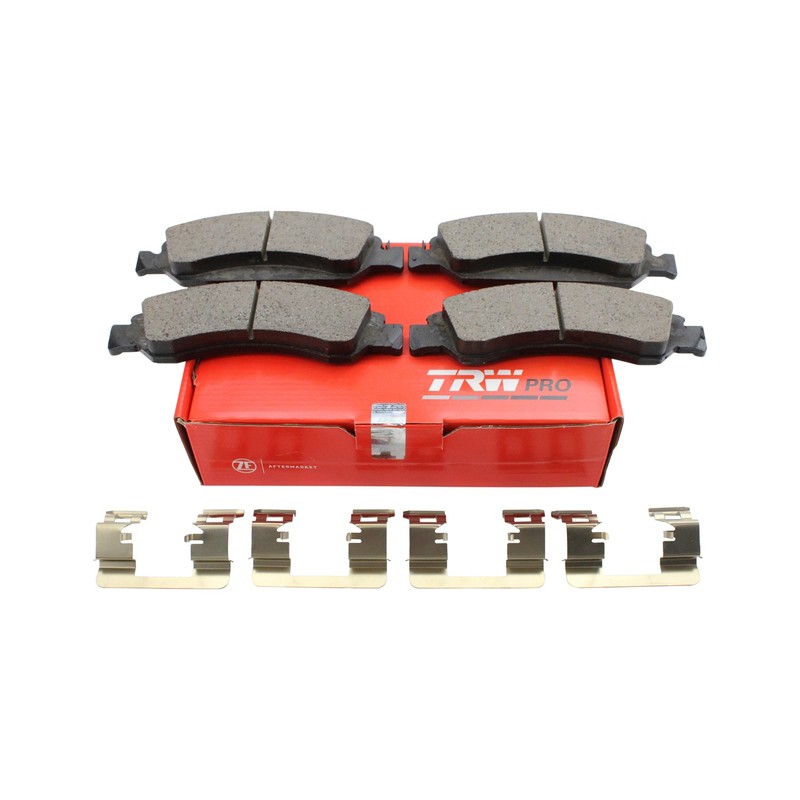 DuraGo Front Rotor TRW Pro Ceramic Disc Brake Pad Kit For Sierra 1500 Denali AWD gallery