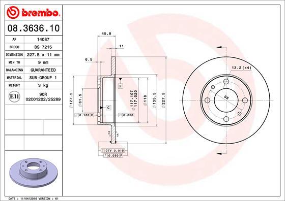 Fits Panda X19 Uno Strada Delta Marbella Ibiza Ruva Front Rear Brake Discs gallery