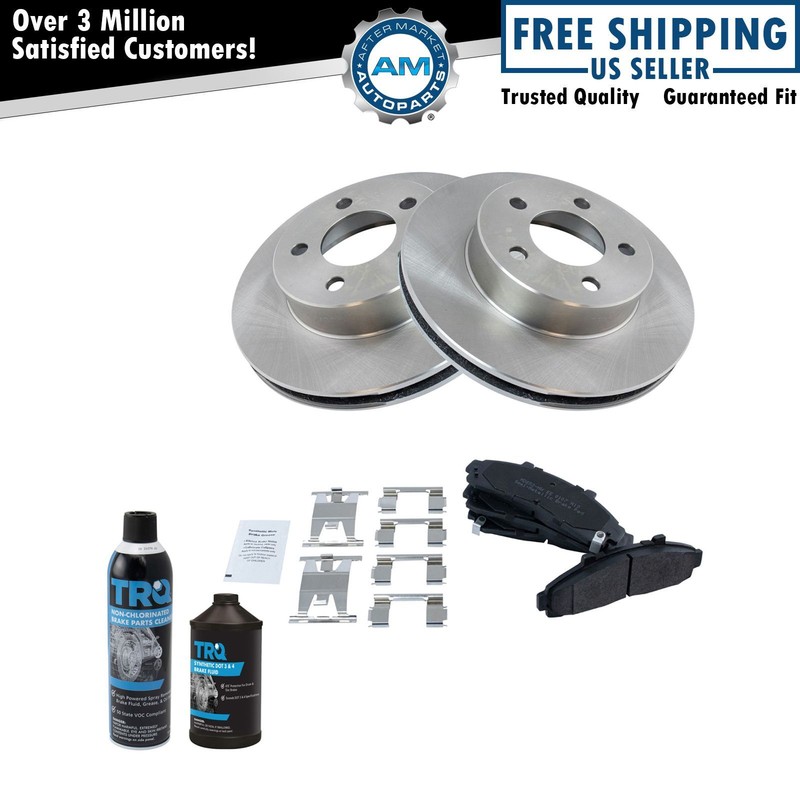 Front Metallic Brake Pad & Rotor Kit w/Chemicals for Ford Explorer Ranger