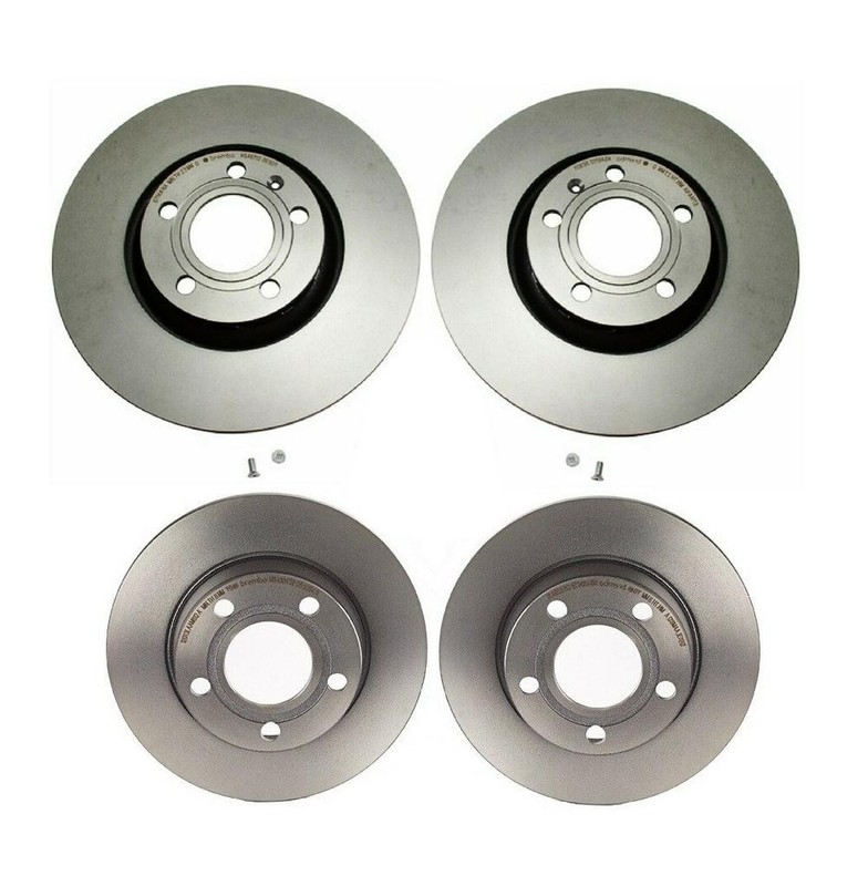 Brembo Front Rear Brake Disc Rotors Kit for Audi A6 Quattro 2.7 2.8 3.0 V6 98-04