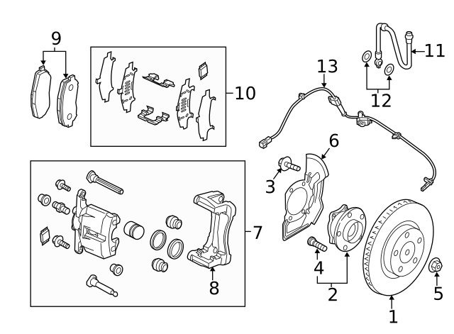 Genuine Mazda Disc Brake Rotor B45G-33-251A gallery