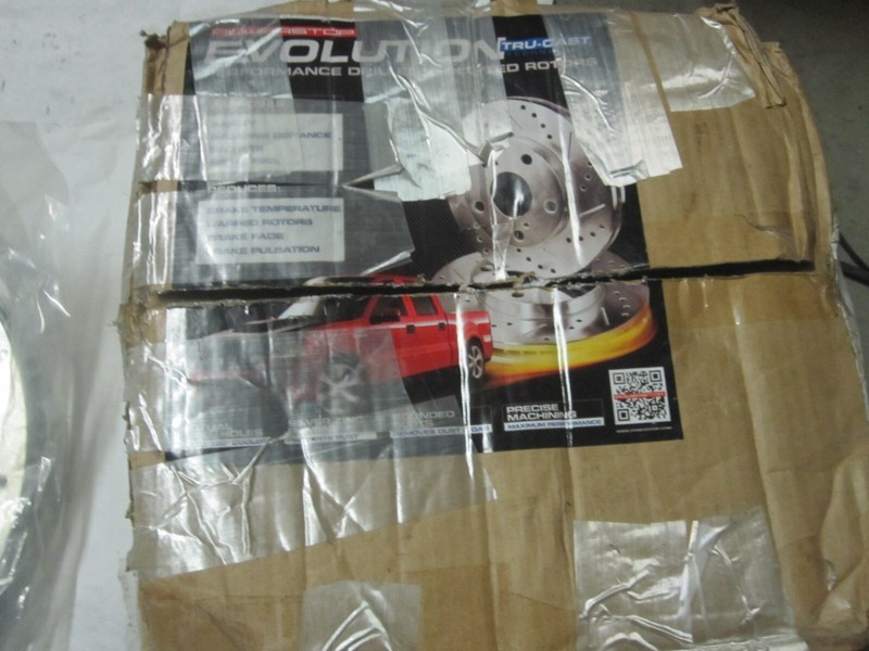PowerStop JBR1117 XR XL Drilled and Slotted Rotors Front PAIR left and right gallery