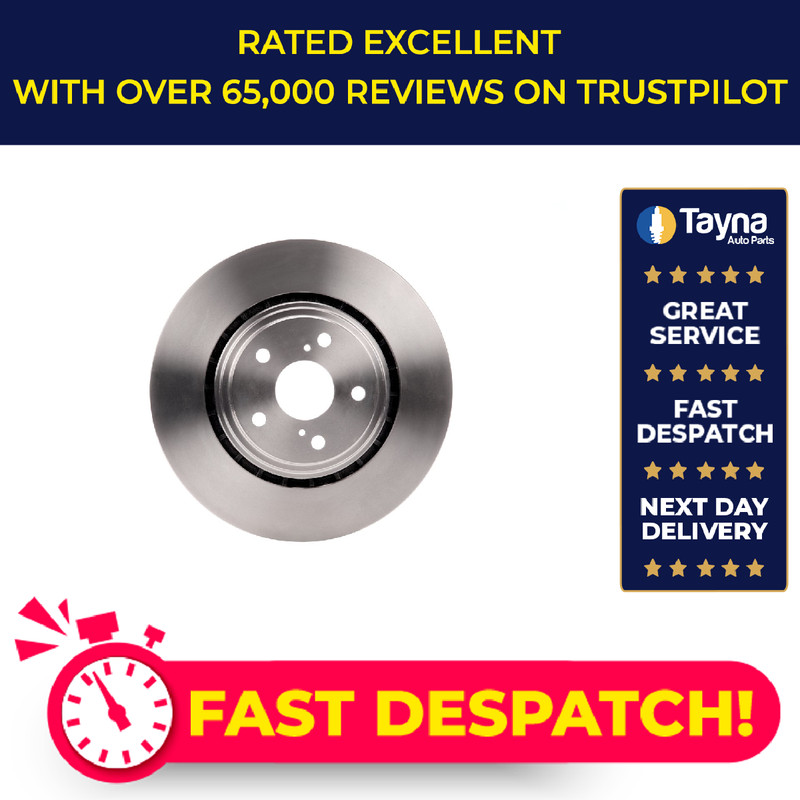 2x Brake Discs Pair Vented fits LEXUS RX350 3.5 Front 2015 on 2GR-FKS 328mm Set
