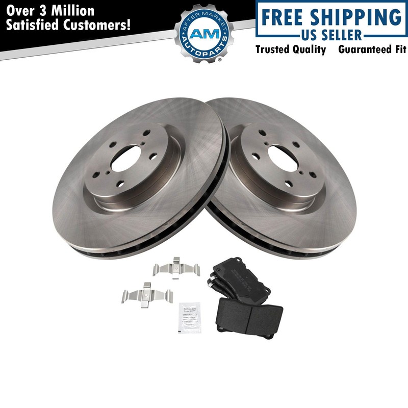 Front Brake Pad & Rotor Kit Fits 2007-2014 Subaru Impreza 2015-2017 WRX STI