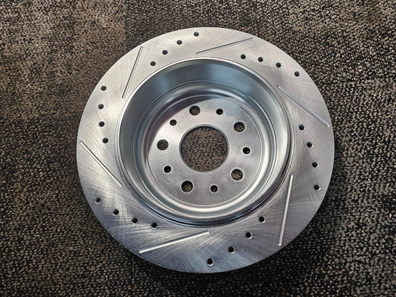 (QTY 2) PowerStop AR8389XL AR8389XR Rear Drilled and Slotted Brake Rotors gallery