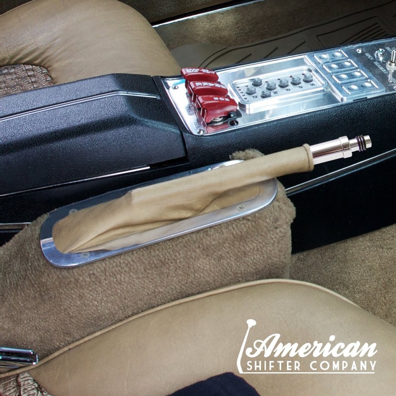 Tan Horizontal Shifter or Emergency Brake Boot With Real Heavy-Duty Naugahyde gallery