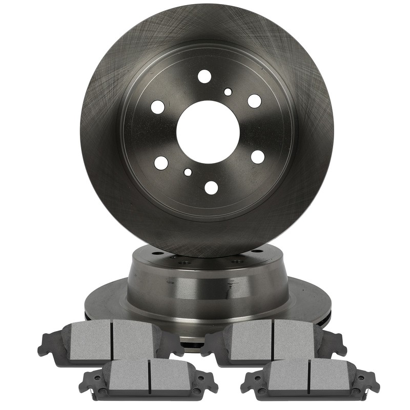 Rear Ceramic Brake Pads And Rotors Discs Fits CADILLAC ESCALADE 2015 2016 – 2020