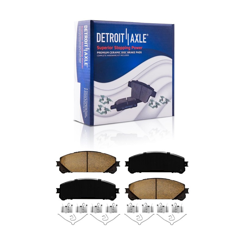 5-Lug Front & Rear Brake Pads Rotors for 2010-2020 Toyota Sienna gallery