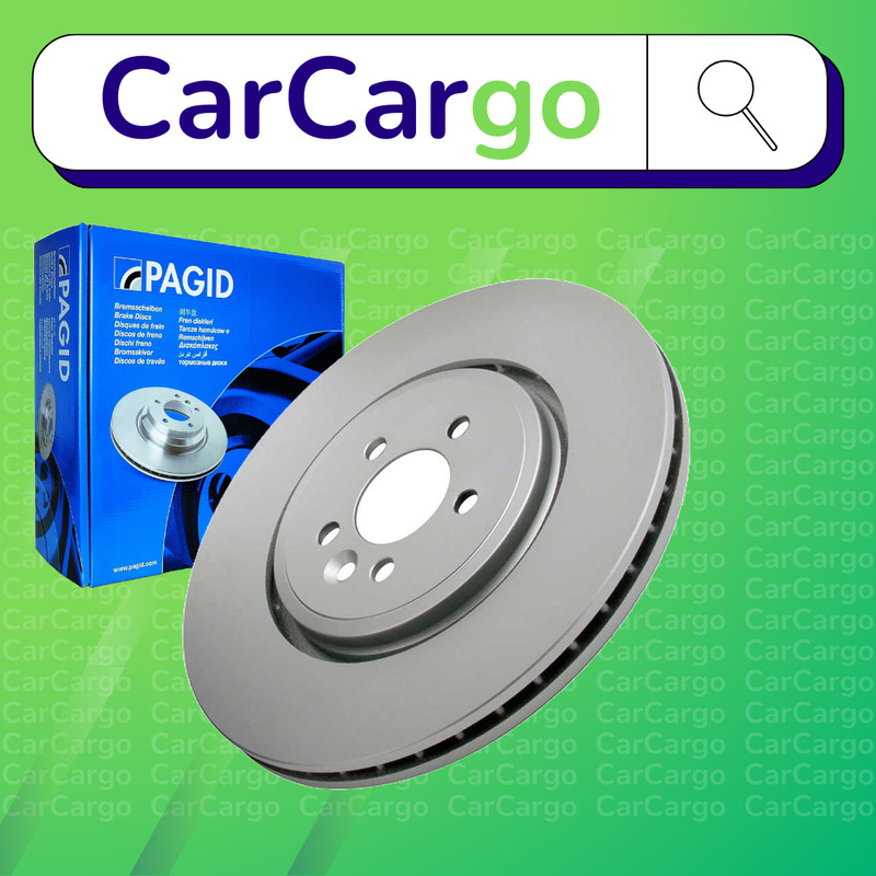 Pagid Vented Front Brake Discs Pair For MG MG ZT-T 1.8 T 16V 2003-2005 325 mm