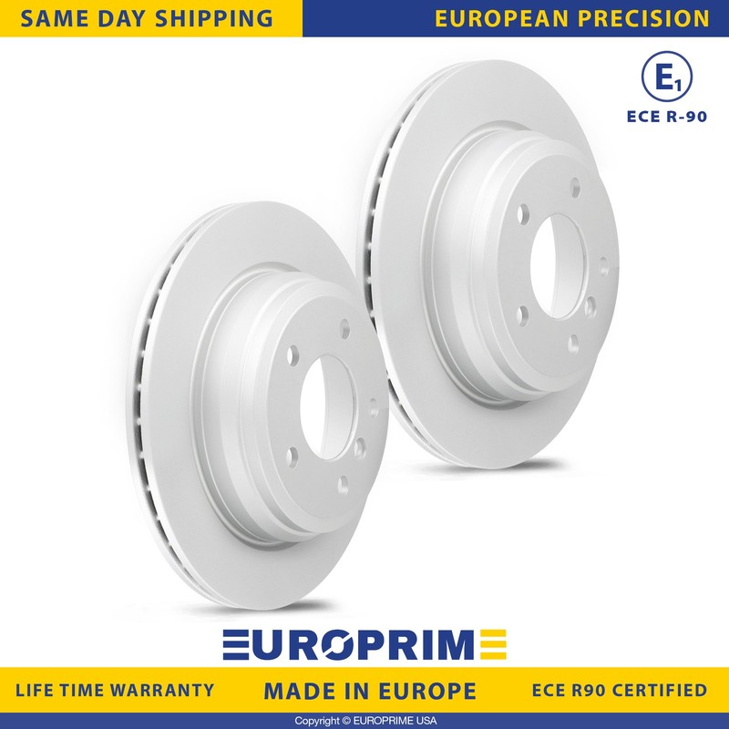 11.81 inch Rear Brake Rotors Set for 2006-2010 BMW 130i 06 325Xi Replacement