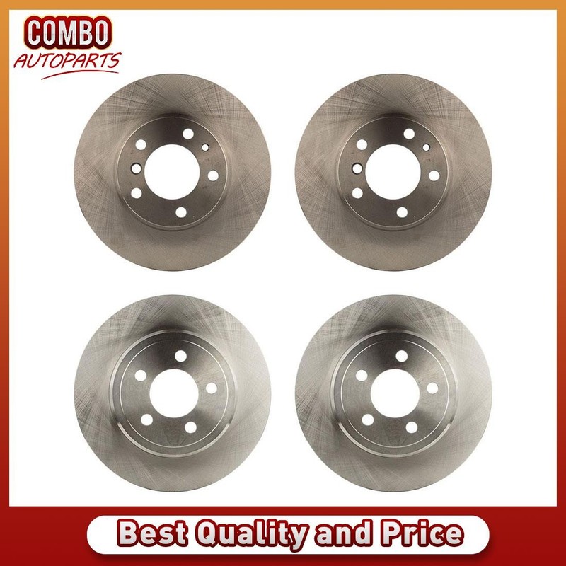 Front Rear Disc Brake Rotors for BMW 735i 3.5L BMW 735iL 3.5L BMW L7 3.5L