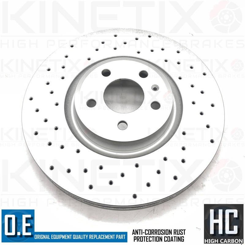 FOR AUDI A6 A7 A8 30 TDI FRONT DRILLED BRAKE DISCS BREMBO PADS SENSORS 350mm gallery