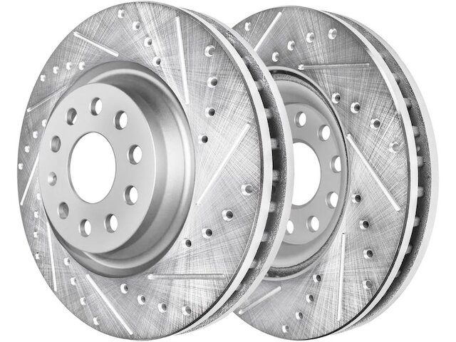 For 2015-2019 Volkswagen Golf R Brake Rotor Set Front Detroit Axle 31267KVSC