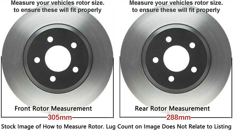 Front & Rear Brake Pads Rotors for 1999-2009 Volvo S80 gallery