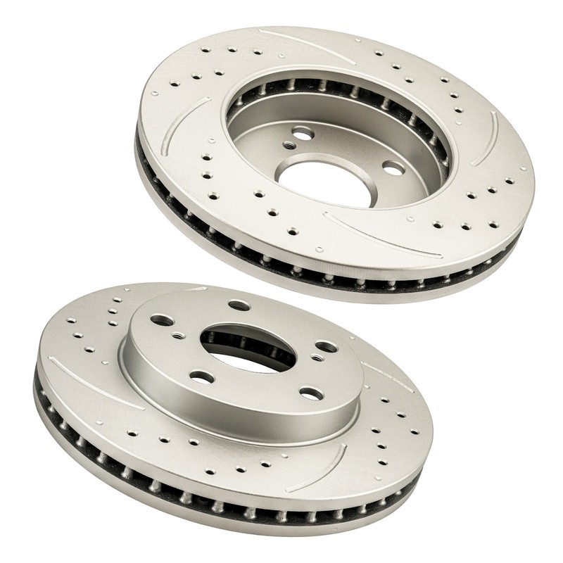 2x Front Drilled Slotted Rotors For 1992-1999 2000-2001 Toyota Camry 2.2L 3291 gallery